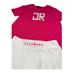 John Richmond Completo 2 Pezzi T-Shirt-Gonna Bicolore per Bambina RGP26005CJ FUXIA/BIANCO JOHN RICHMOND 