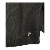 NAIDA maglia girocollo tinta unita Nero per Bambina NAMA301 NERO NAIDA 