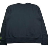 Sun68 Felpa Chiusa Girocollo Tinta Unita con Logo per Bambino F31310 NERO SUN68 