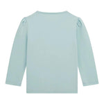 Guess Shirt Girocollo Tinta Unita con Stampa per Neonata K5RI08K6YW4 AZZURRO GUESS 