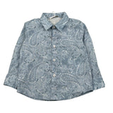 M+E' Camicia Manica Lunga Tinta Unita per Neonato UEM0529X AZZURRO M+E' 
