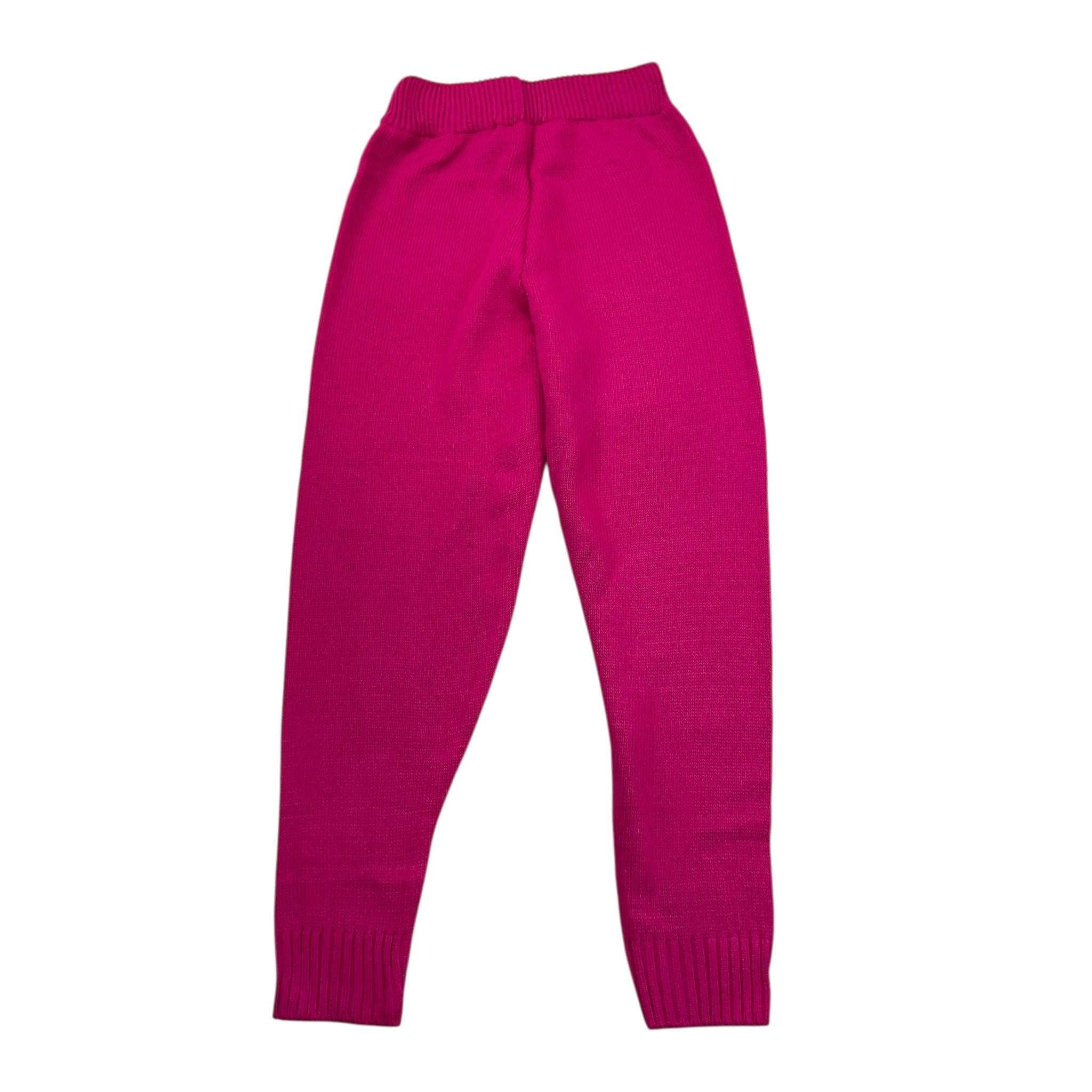 GAELLE pantalone tinta unita in maglia Fuxia per Bambina 2741PW0934 FUXIA GAELLE 