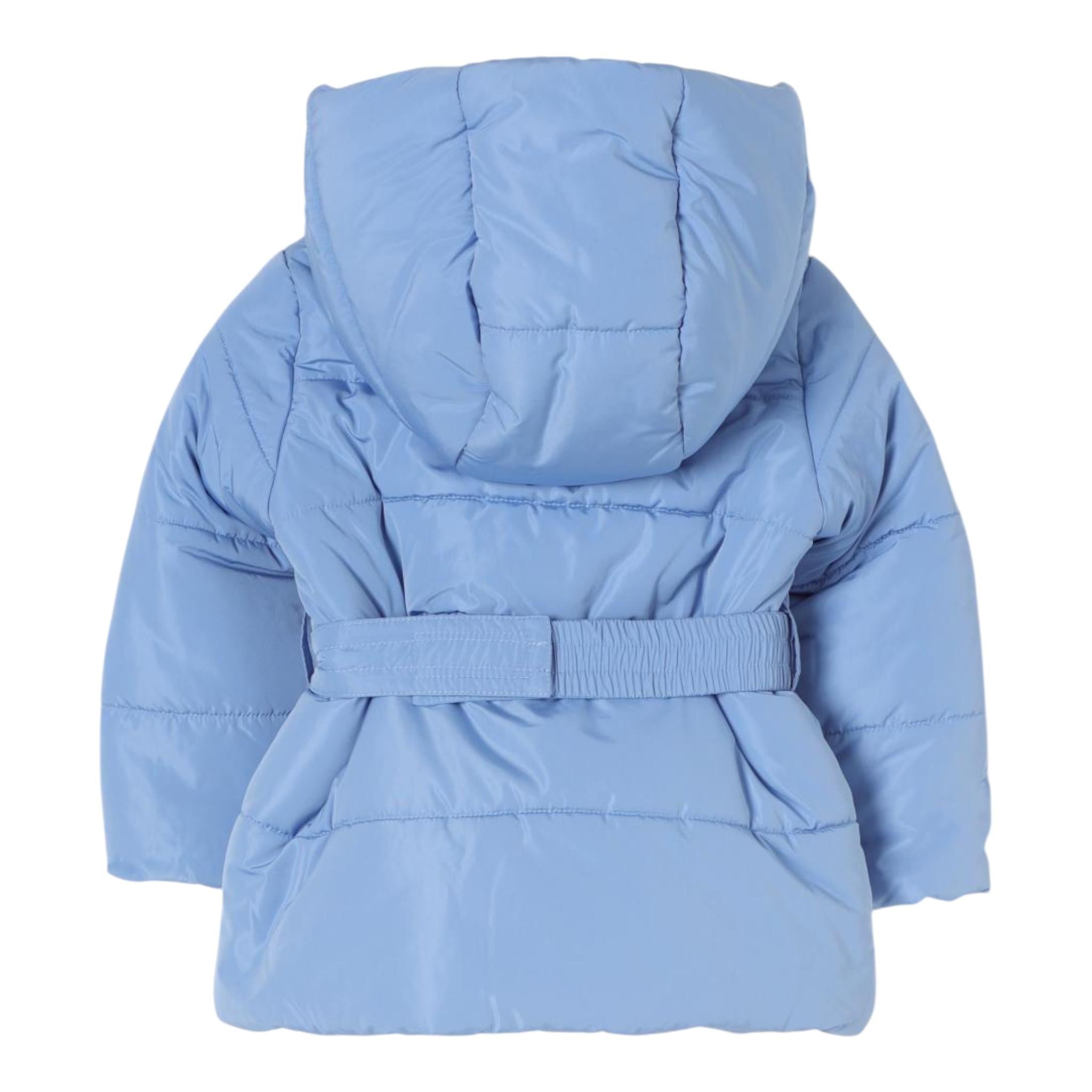LIU JO giubbino tinta unita con cintura Azzurro per Neonata KF4004T3965N AZZURRO LIU JO 
