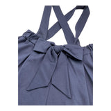 Magil Short Tinta Unita con Bretelle per Bambina ZM28094 BLU MAGIL 