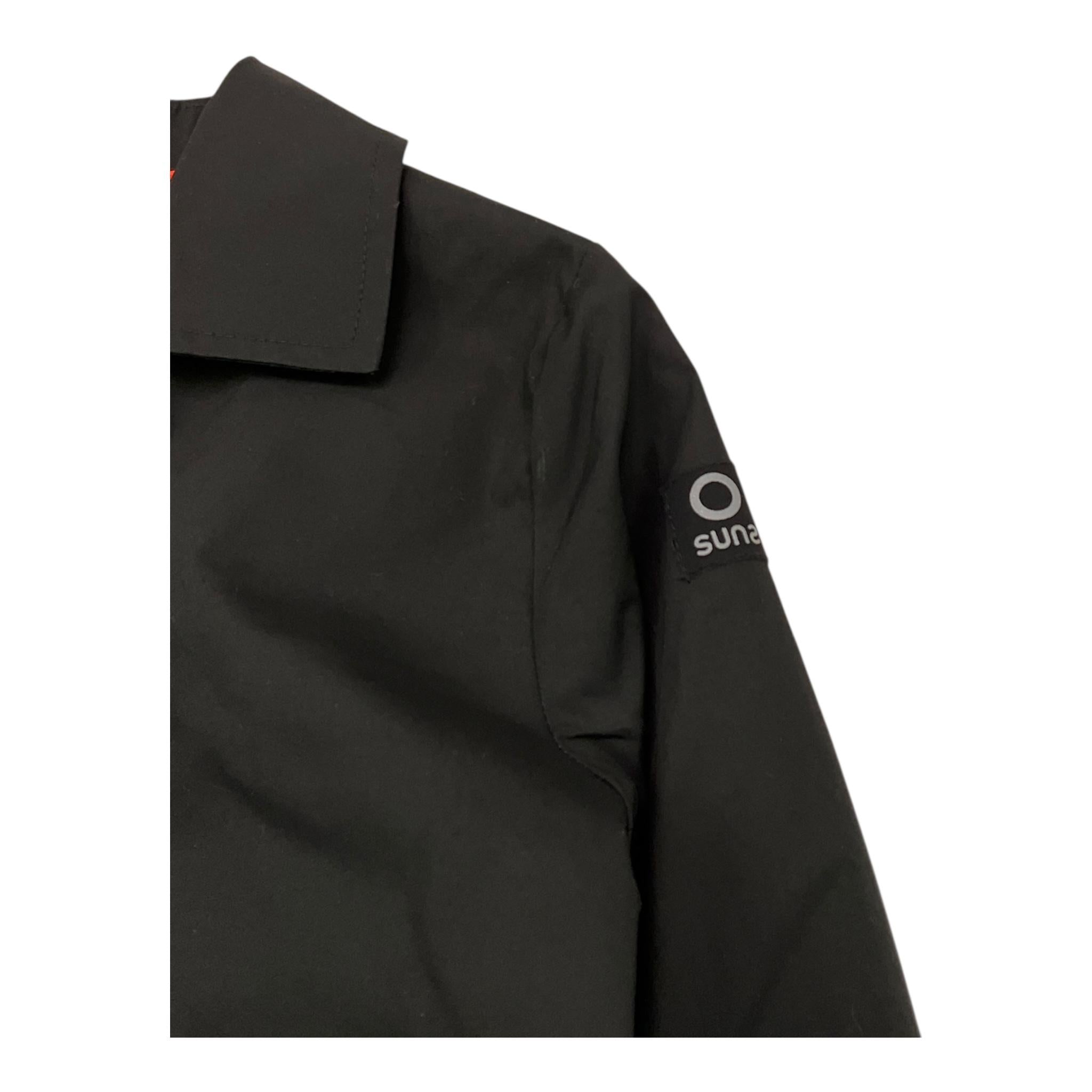 Suns  Giubbino Tinta Unita con Bottoni per Bambino GIS5104U NERO SUNS 