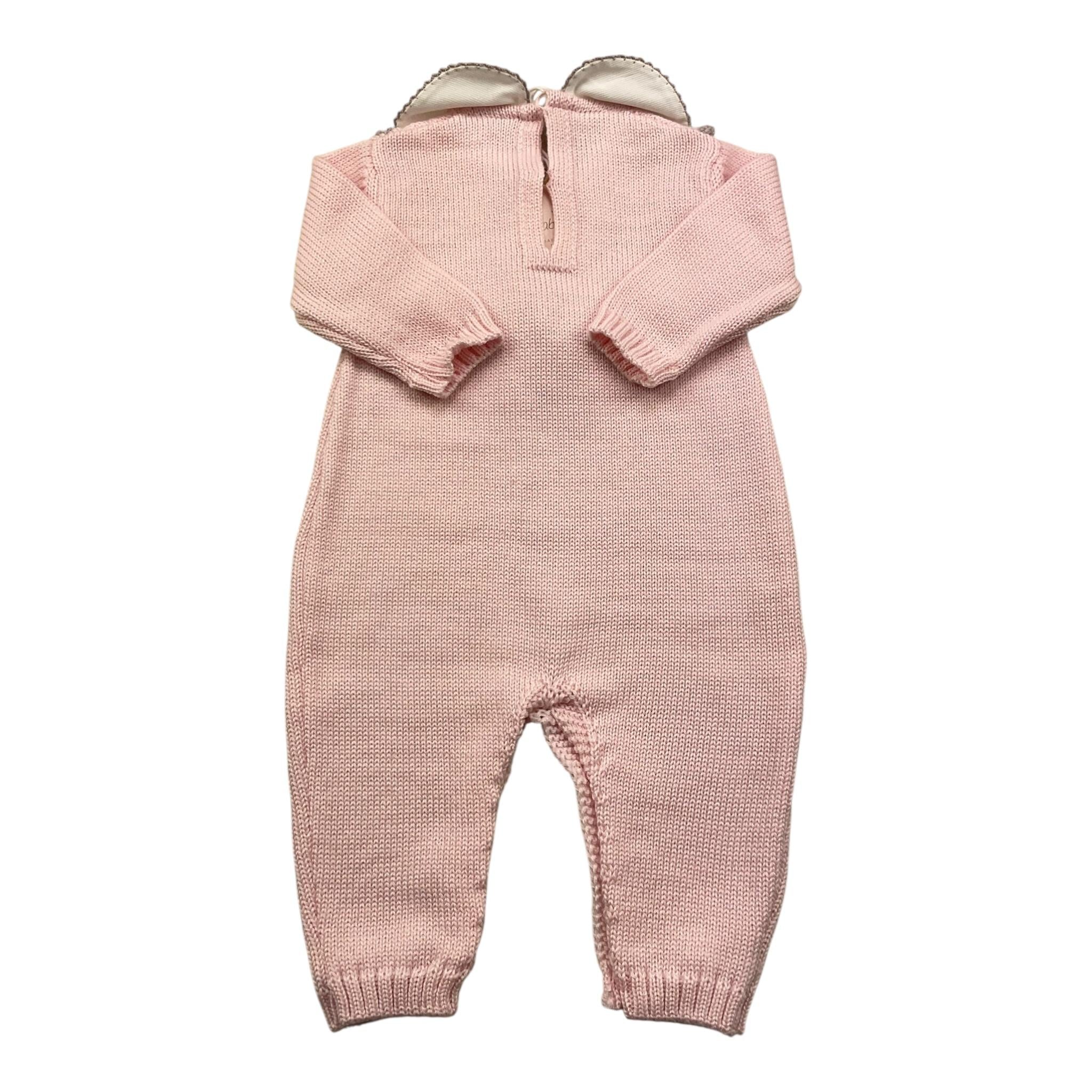 BABY LORD tutina manica lunga tinta unita con babbucce Rosa per Neonata 342 ROSA BABY LORD 