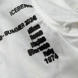 Iceberg Camicia Tinta Unita con Stampa per Bambino CMICE5113BJ BIANCO ICEBERG 