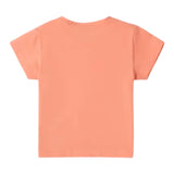 Sarabanda T-Shirt Tinta Unita Girocollo per Bambina 0B317 PESCA SARABANDA 