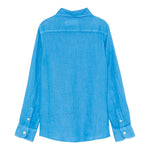 Saint Barth Camicia Manica Lunga Tinta Unita per Bambino AGN00010 TIFFANY SAINT BARTH 