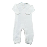 Scaldacuore Tutina Tinta Unita In Maglia per Neonato PS01PE24 BIANCO SCALDACUORE 