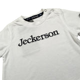 Jeckerson T-Shirt Girocollo tinta unita con Stampa Bianco per Neonato JN3459 BIANCO JECKERSON 
