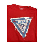 GUESS shirt girocollo tinta unita con stampa Rosso per Bambino L2YI03K8HM0 ROSSO GUESS 