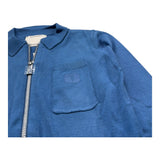 Trussardi Maglia Tinta Unita con Zip E Logo per Bambino TBP26115CD BLU TRUSSARDI 