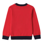 MINI BANDA maglia tinta unita con stampa gnomo Rosso per Neonato 0A110 ROSSO MINI BANDA 