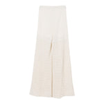 Twinset Pantalone Tinta Unita Traforato per Bambina 251GJ3432X PANNA TWINSET 