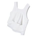 Abel & Lula Camicia Giromanica Tinta Unita per Bambina 5150 BIANCO ABEL & LULA 