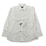 Manuell & Frank Camicia Manica Lunga Tinta Unita per Bambino 3350B BIANCO MANUELL & FRANK 