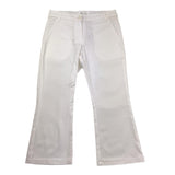 Met Pantalone Tinta Unita con Elastico In Vita per Bambina ME337 BIANCO MET 