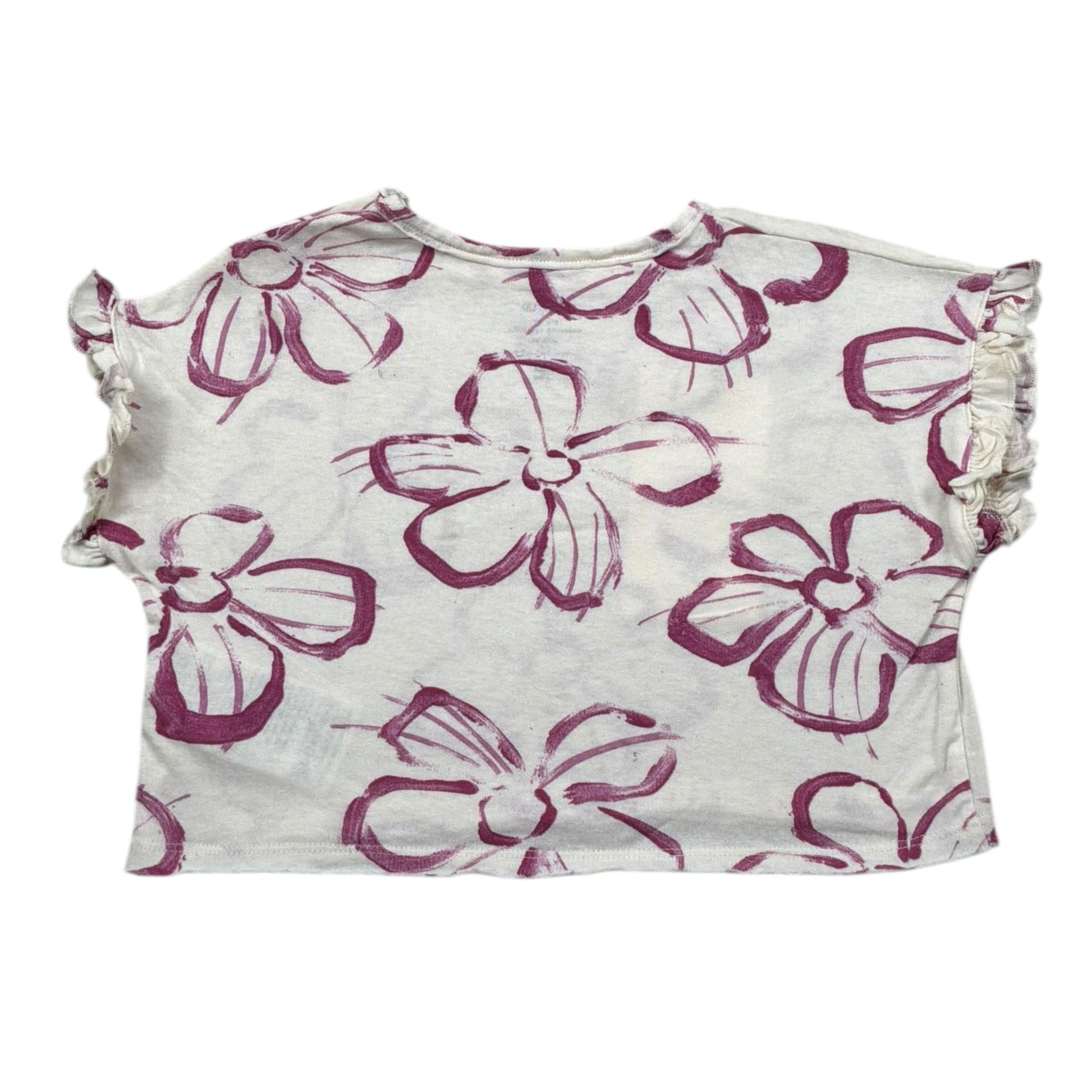 Play Up T-Shirt Girocollo Tinta Unita Stampa Fantasia per Neonata PA022AQ11053 PANNA PLAY UP 