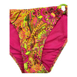 4Giveness Costume 2Pz Tinta Unita Con Fantasia Fascia-Slip Rosa Per Bambina