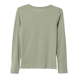 GUESS shirt girocollo tinta unita con stampa Verde per Bambina J84I36K8HM0XX VERDE GUESS 