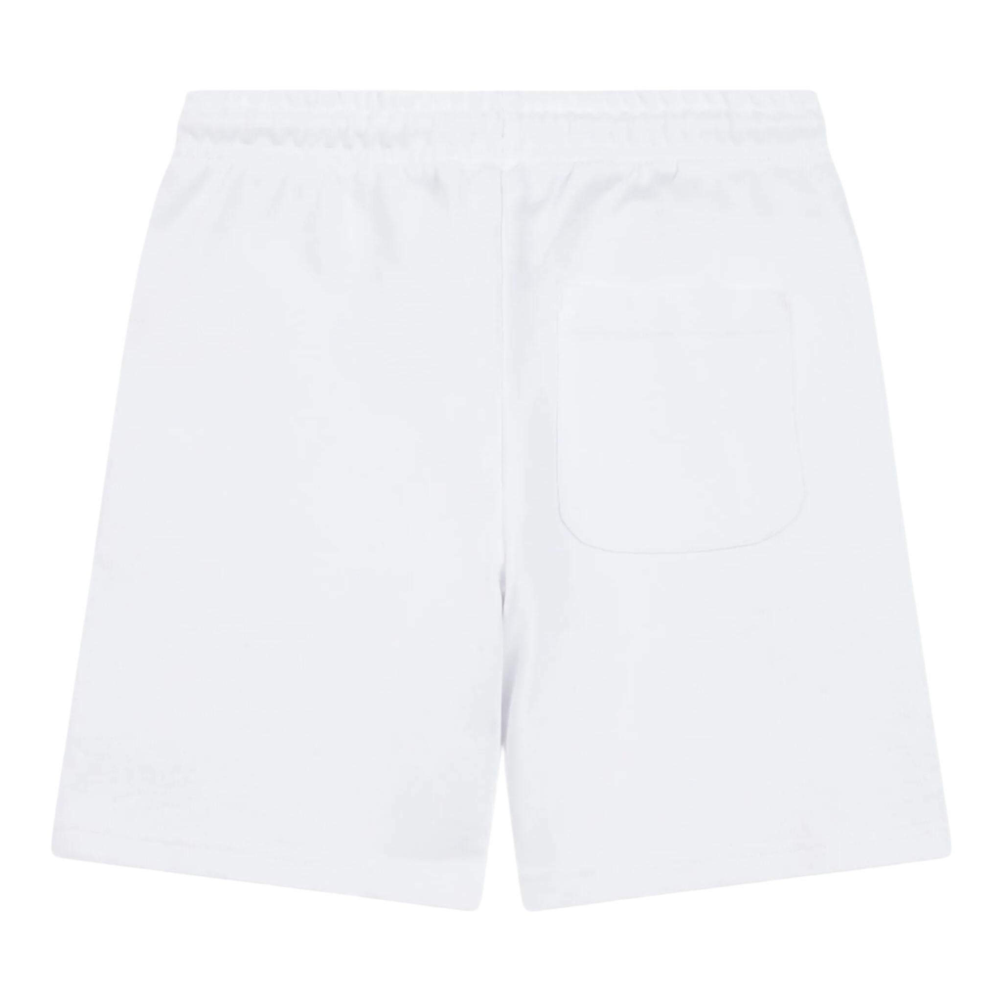 New Balance Bermuda Felpa Tinta Unita con Logo per Bambino LAKB0013 BIANCO NEW BALANCE 