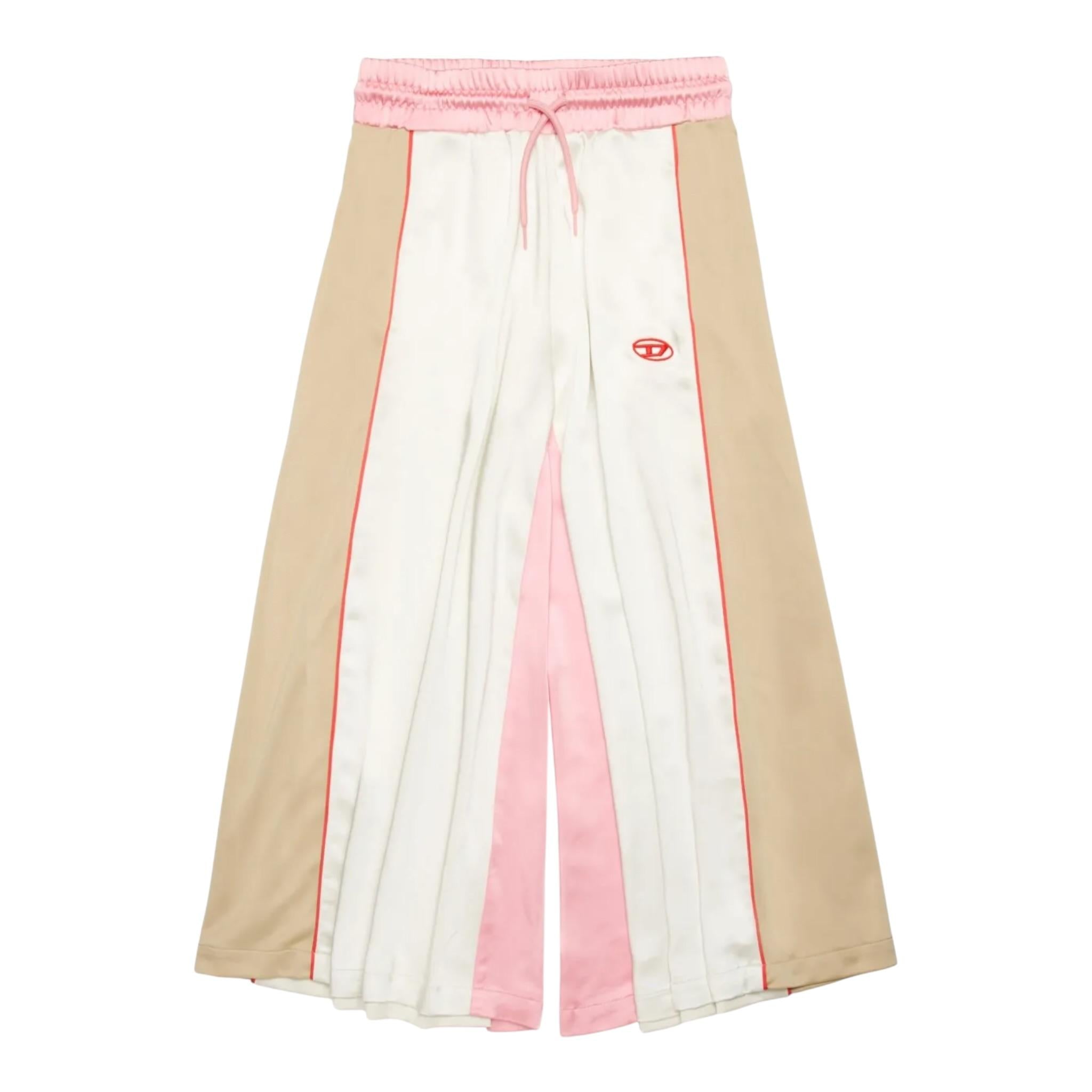 Diesel Pantalone Palazzo con Elastico In Vita per Bambina J02182 BEIGE DIESEL 