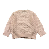 TARTINE ET CHOCOLAT cardigan tinta unita con ricami Rosa per Neonata TY18001 ROSA TARTINE ET CHOCOLAT 