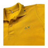 Sun68 Polo Mezza Manica Tinta Unita con Logo per Bambino CPA35301 GIALLO SUN68 
