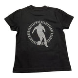Bikkembergs T-Shirt Girocollo Tinta Unita con Logo per Bambino BK1602X NERO BiKKEMBERGS 