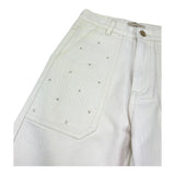 Michael Kors Jeans Tinta Unita con Brillantini per Bambina R30333 BEIGE MICHAEL KORS 