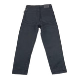 NEVER TOO jeans tinta unita con girovita regolabile Nero per Bambino NT1786R NERO NEVER TOO 