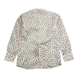 Emanuel Pris Camicia Tinta Unita con Stampa Beige per Bambino