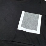 Paolo Pecora T-Shirt tinta unita con Taschino Nero per Bambino PP2260 NERO PAOLO PECORA 