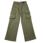 TO be too jeans tinta unita modello palazzo Verde per Bambina TFBF24P651 VERDE TO be too 