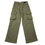 TO be too jeans tinta unita modello palazzo Verde per Bambina TFBF24P651 VERDE TO be too 