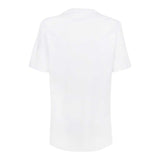 Versace T-Shirt Tinta Unita Con Stampa Bianco Per Bambina