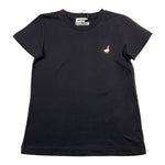 MOSCHINO t-shirt girocollo tinta unita con stampa Nero per Bambino HEM06K NERO MOSCHINO 