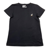 MOSCHINO t-shirt girocollo tinta unita con stampa Nero per Bambino HEM06K NERO MOSCHINO 