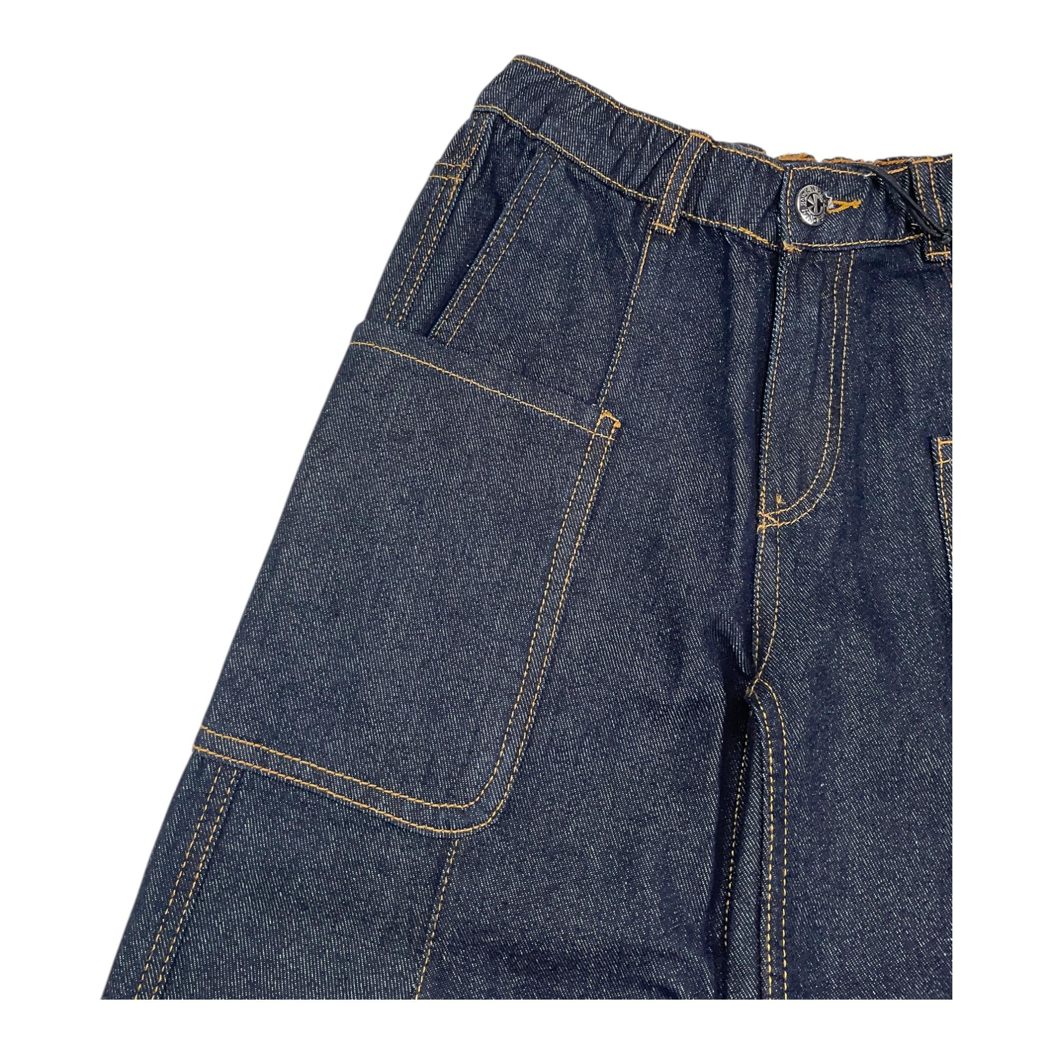 JOHN RICHMOND jeans tinta unita modello palazzo Blu per Bambina RGA25020JE BLU JOHN RICHMOND 