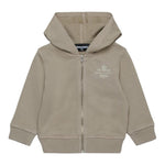Dsquared2 Felpa Tinta Unita con Zip E Cappuccio per Neonato DQ2863 BEIGE DSQUARED2 