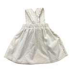 LA STUPENDERIA salopette tinta unita con fiocco Bianco per Neonata TBGN52 BIANCO LA STUPENDERIA 