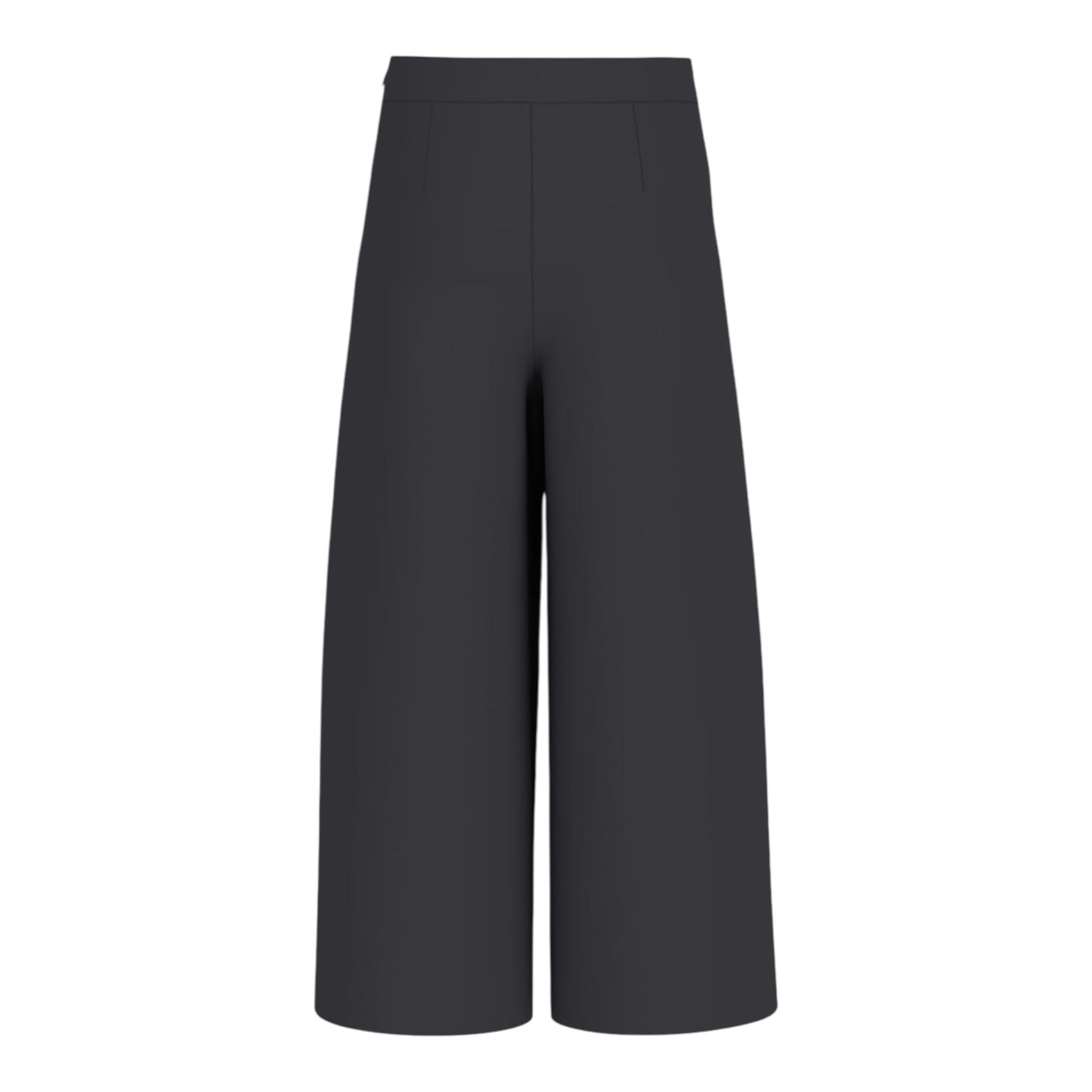 Guess Pantalone Tinta Unita con Applicazioni Modello Palazzo per Bambina J5RB00WGUL0 NERO GUESS 