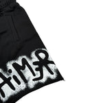 Disclaimer Bermuda tinta unita con Stampa Nero per Bambino 25EDK58412X NERO DISCLAIMER 