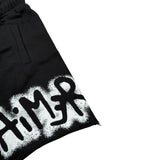 Disclaimer Bermuda tinta unita con Stampa Nero per Bambino 25EDK58412X NERO DISCLAIMER 