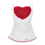 Monnalisa Canotta Tinta Unita con Stampa per Bambina 19E066 BIANCO MONNALISA 