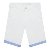 Guess Bermuda Tinta Unita con Elastico In Vita per Neonato I2RD00WEHD0X BIANCO GUESS 