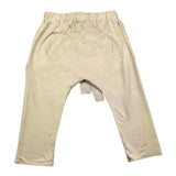 Caffe' D'Orzo Pantalone Tinta Unita Con Elastico In Vita Beige Per Neonata