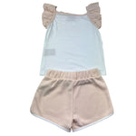 Trussardi Completo 2 Pezzi Canotta-Short per Bambina TGP26011CJ BIANCO/ROSA TRUSSARDI 