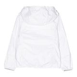 K-Way Giubbino Reversibile con Zip E Cappuccio per Bambina K61313WX BIANCO/BEIGE K-WAY 